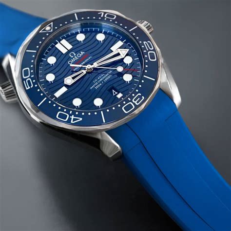 omega seamaster 300m bracelet width|genuine omega seamaster rubber strap.